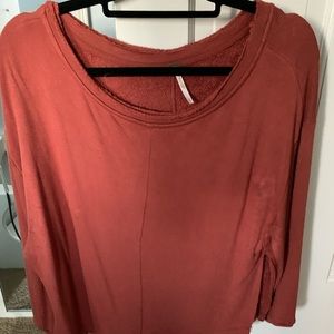 Free People Burnt Orange Sweater